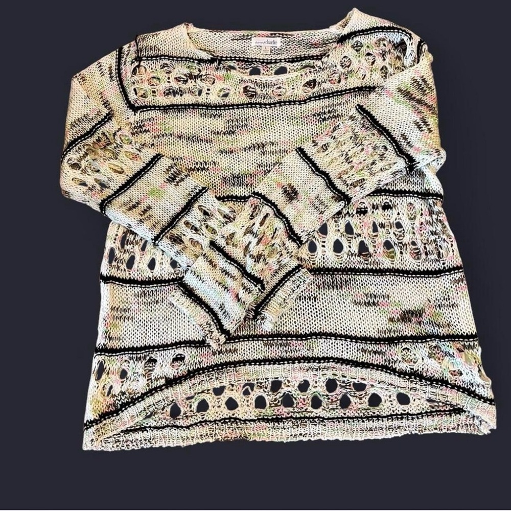 Charming Charlie Multicolor Sparkly Knit Top
